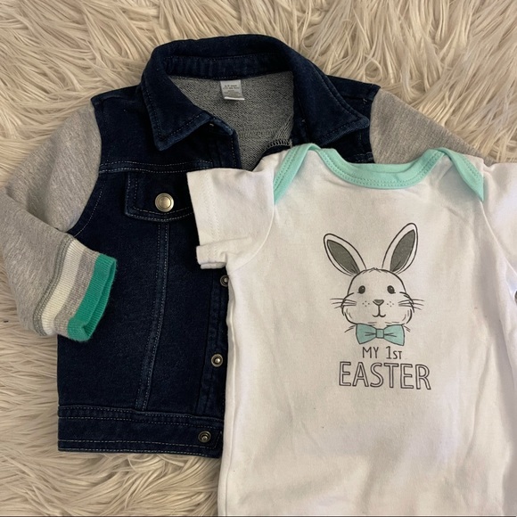 🐰 Baby Boy | “My 1st Easter | Shirt/Jacket Set - Picture 14 of 14